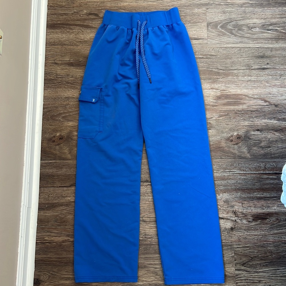 JAANUU Royal Blue Scrub Pants